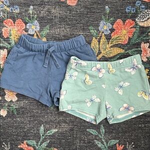 Carter’s Toddler Girl Butterfly Shorts Bundle, Size 3T